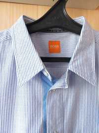 BOSS orange ЛЮКС якісна сорочка в смужку брендова рубашка мужская