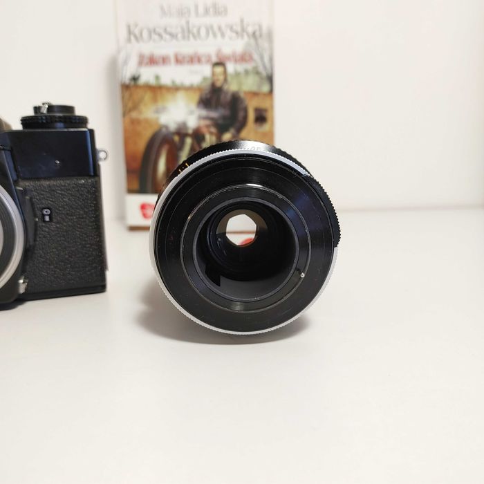 Analogowa lustrzanka Vintage Praktica EE3  Panagor Auto Macro 1:3 55mm