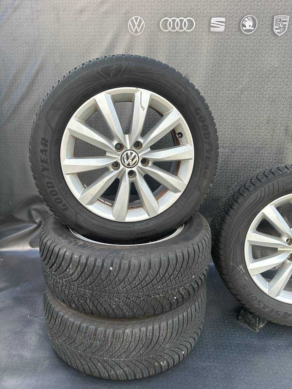 Колеса,шини 235/55 R17 VXL Good Year 21р зима,диски 5/112 ET43 7J T5