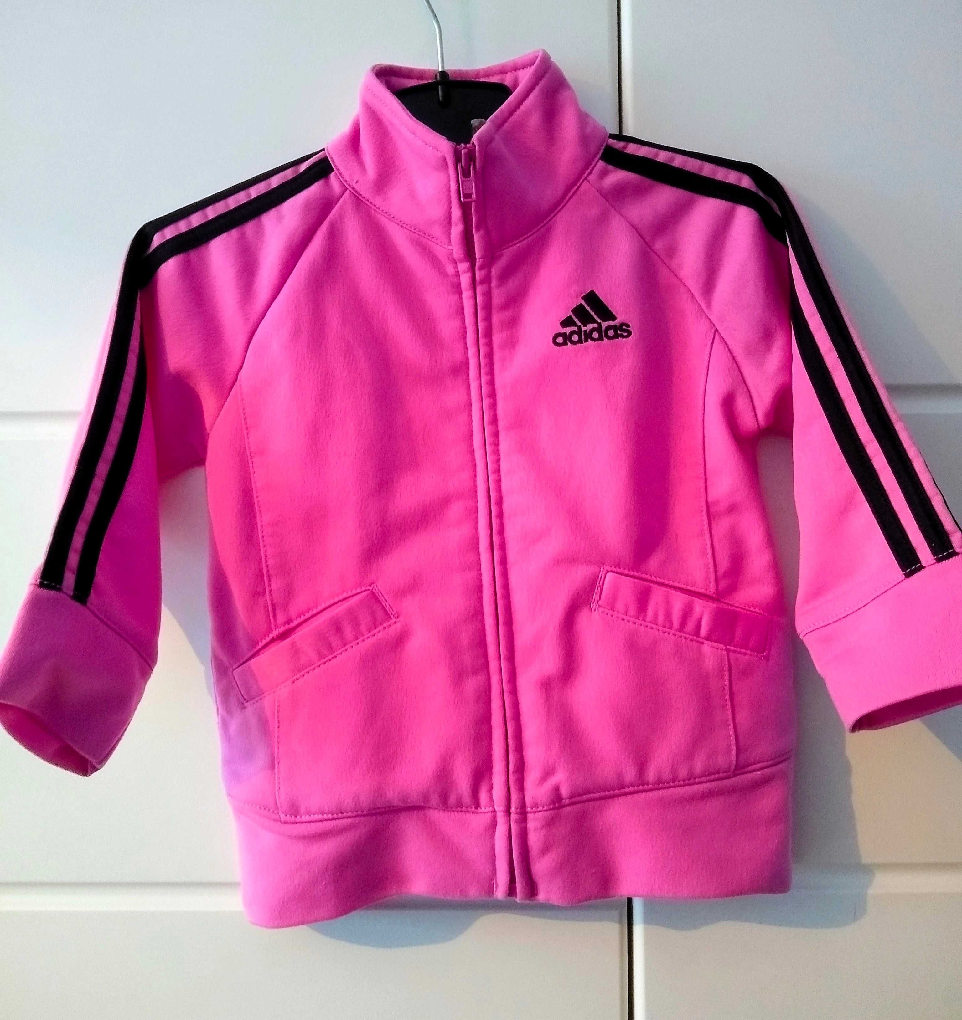 Bluza różowa ADIDAS rozmiar 86cm