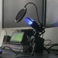 Конденсаторний USB Мікрофон з RGB підсвіткою