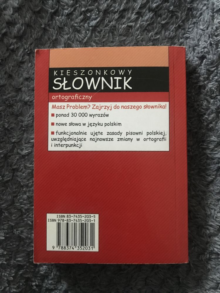 Kieszonkowy słownik ortograficzny