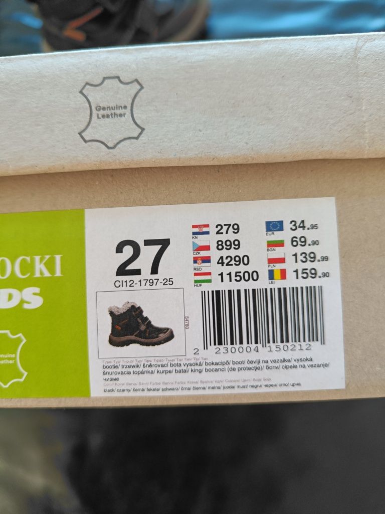 Buty zimowe Lasocki kids rozmiar 27