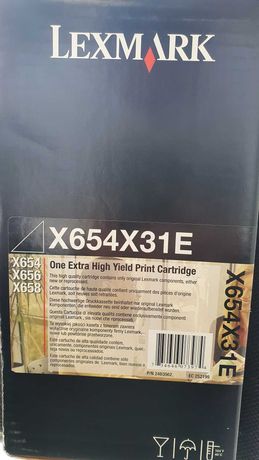 Toner impressora Lexmark X654X31E