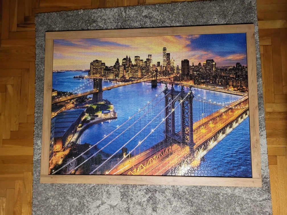 Obraz z puzzli most Brookliński