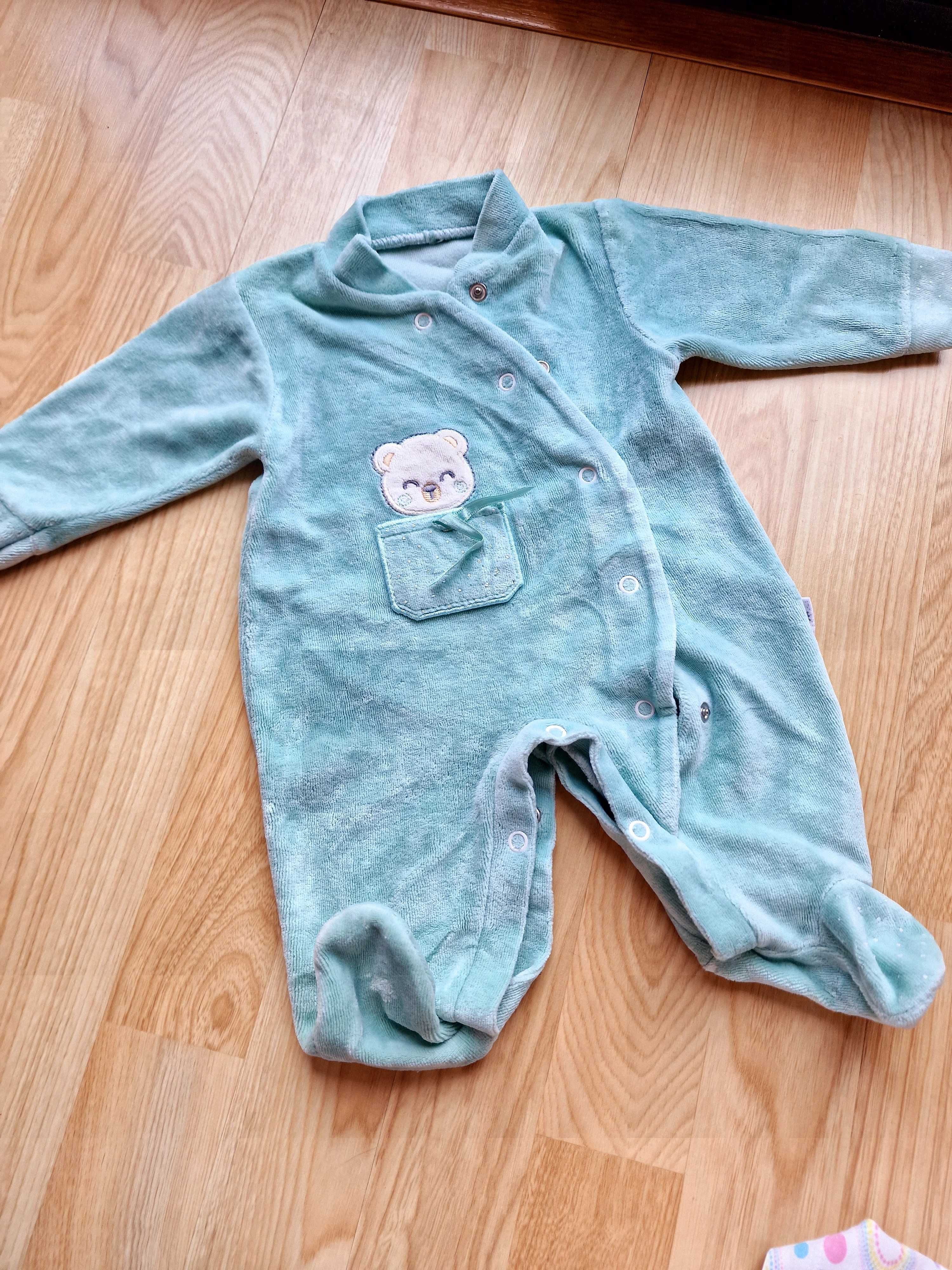 Babygrows veludo tam 1 mês