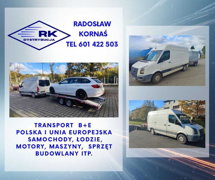 Transport kat. B+E, PL i UE,