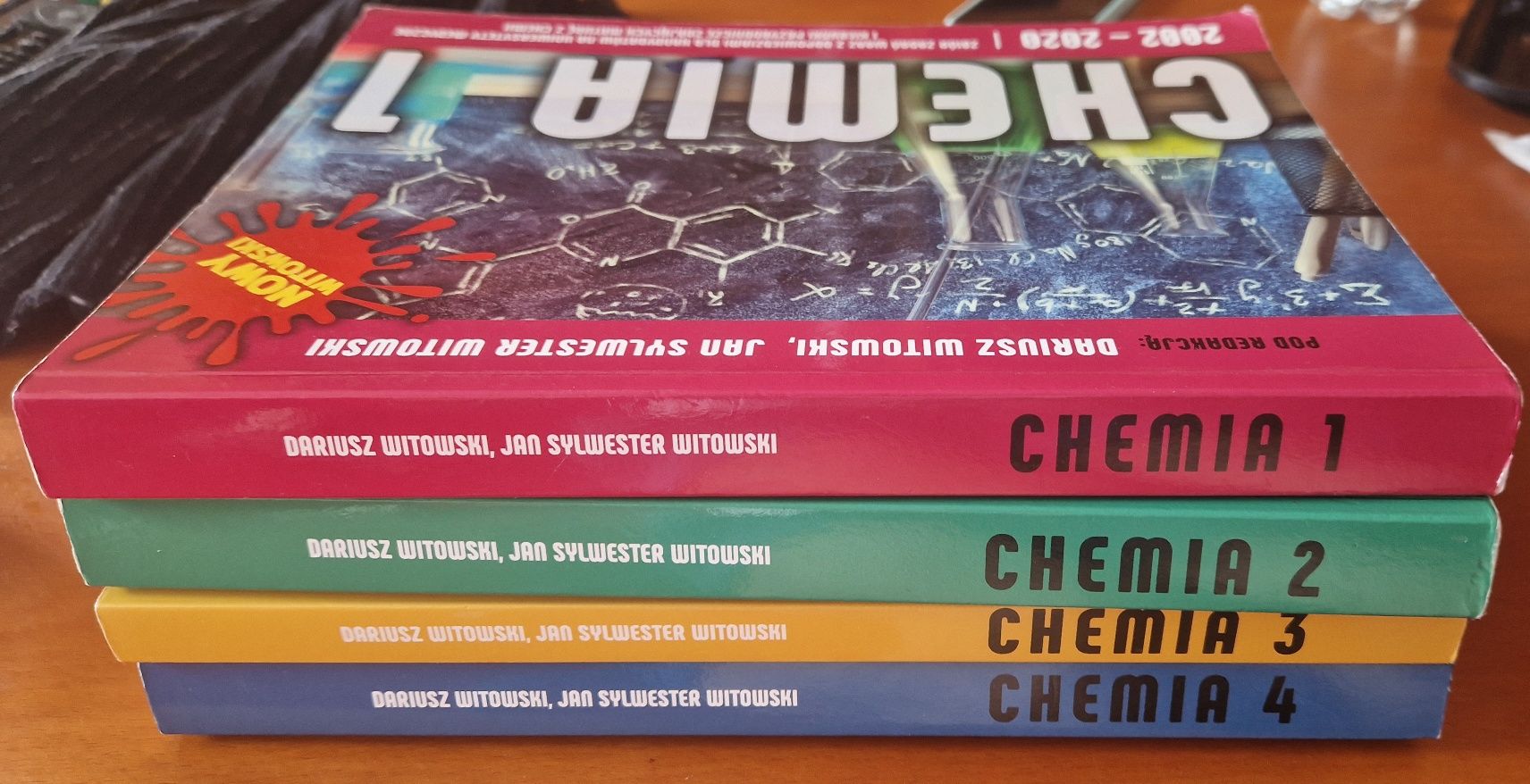 Książki Chemia 1, 2, 3, 4 Witkowski