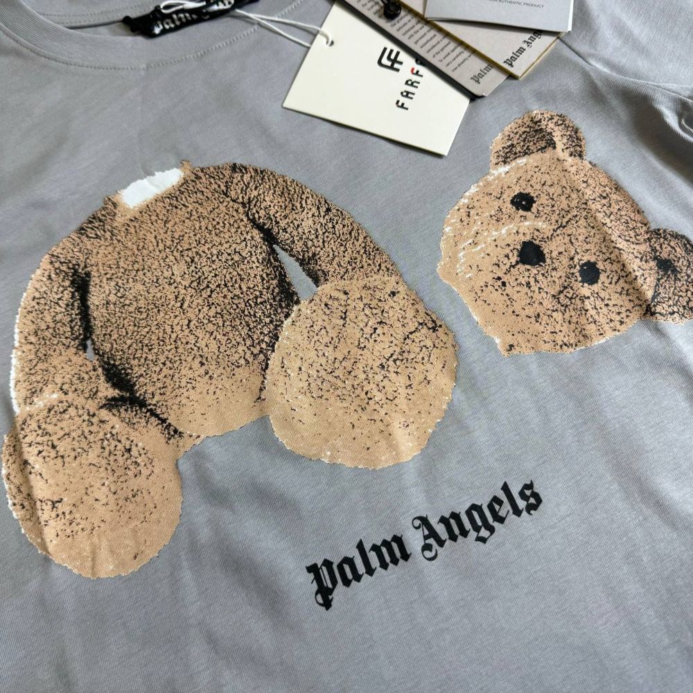 NEW SEASON! Жіноча футболка Palm Angels сурого кольору розміри S-XXL