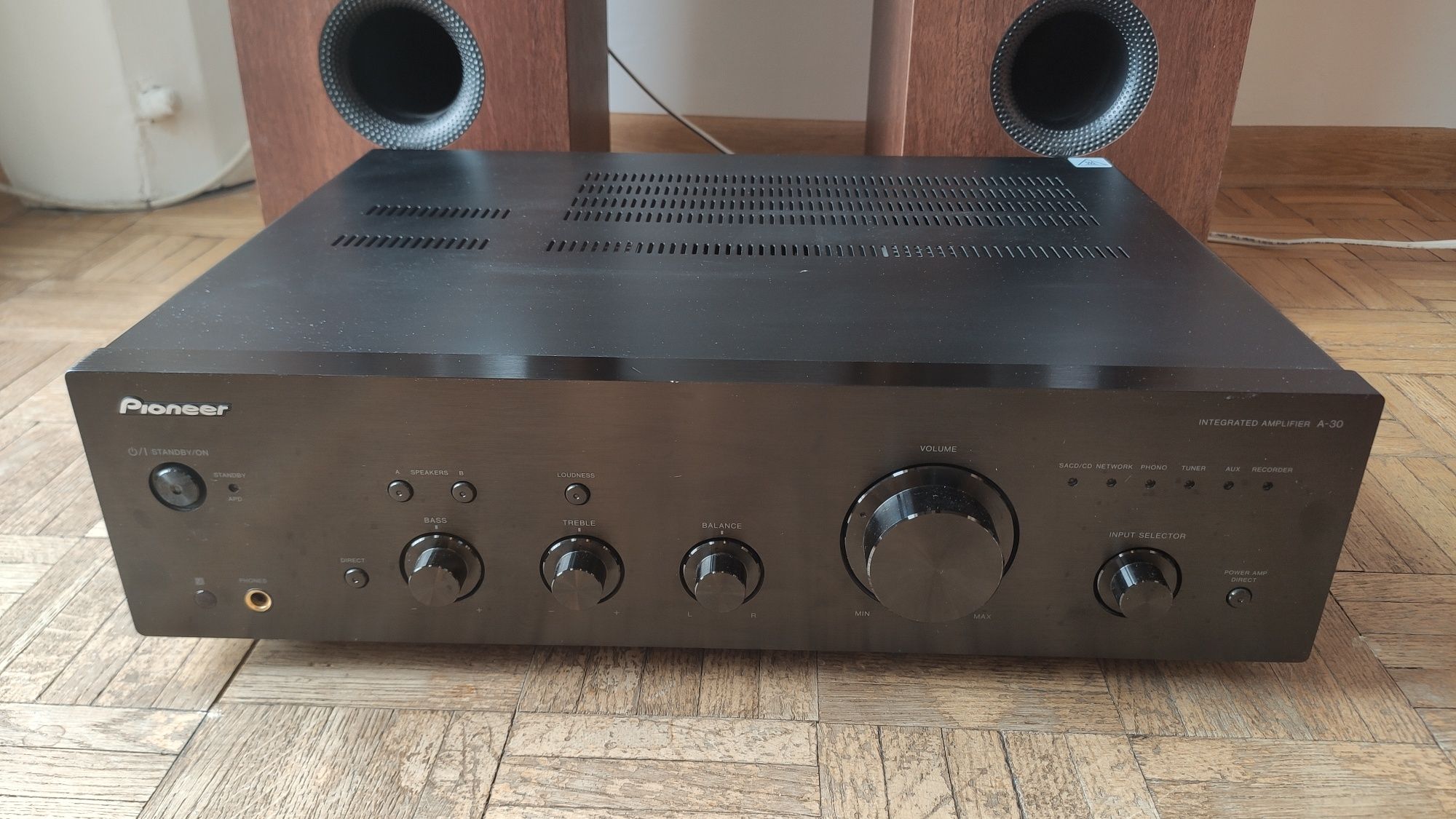 Pioneer A-30-K + 2 frontowe kolumny Taga Harmony Tav 406 v2 + kable