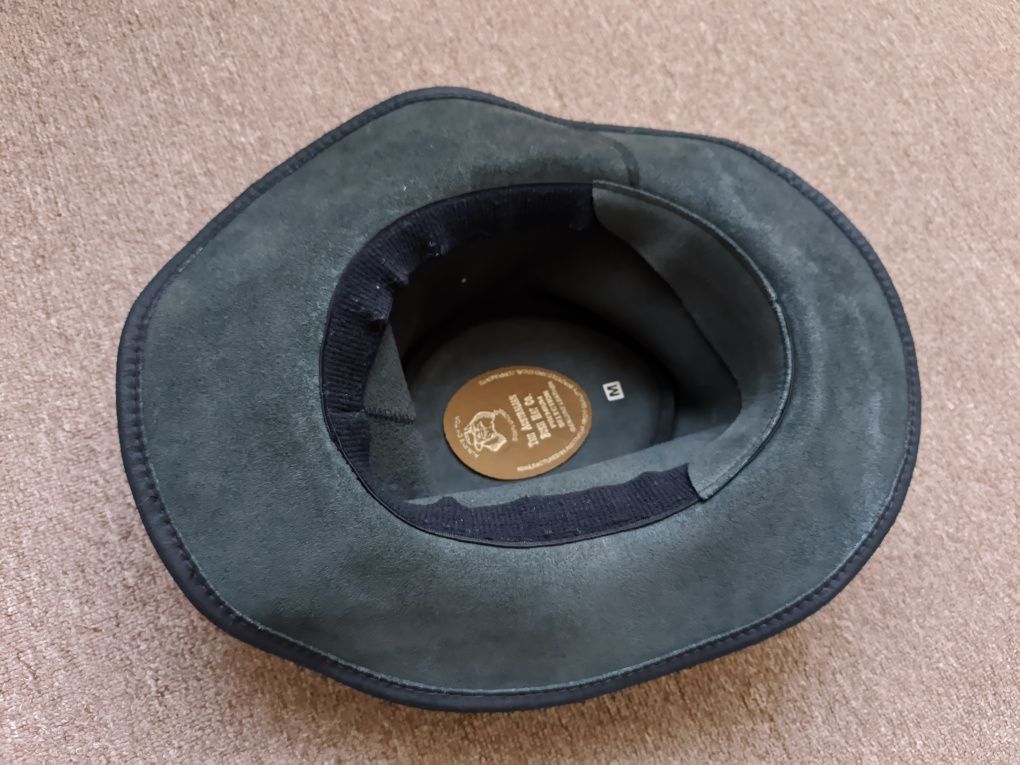 Настоящая ковбойская кожаная шляпа The Australian Bush Hat Co Данди