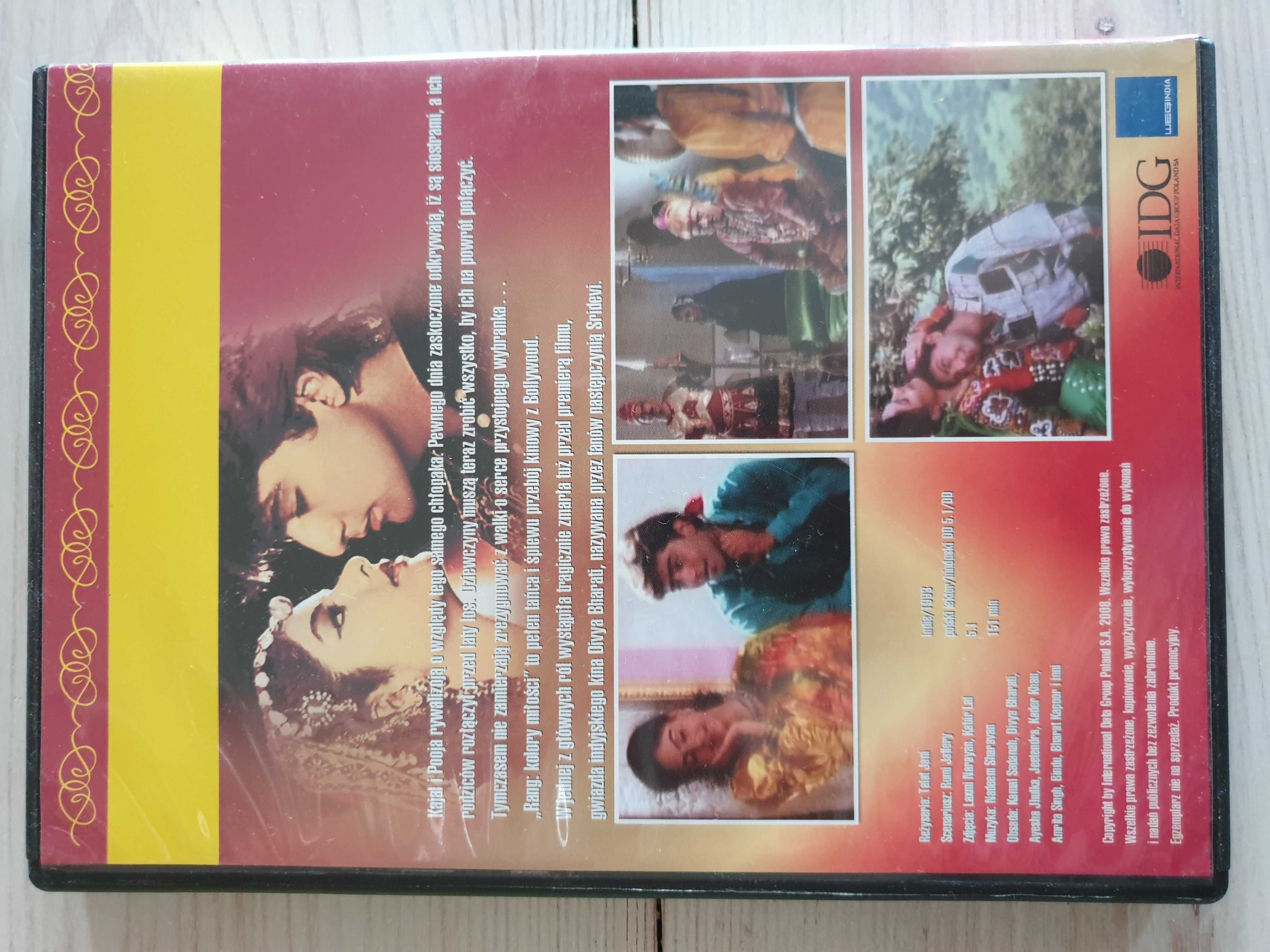 Rang Kolory miłości Bollywood film na DVD