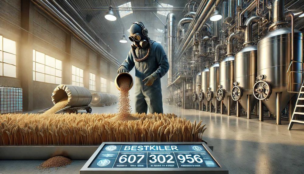 Gazowanie zboża silosów mole wołek trojszyk rozkruszek PH3 Fumigacja