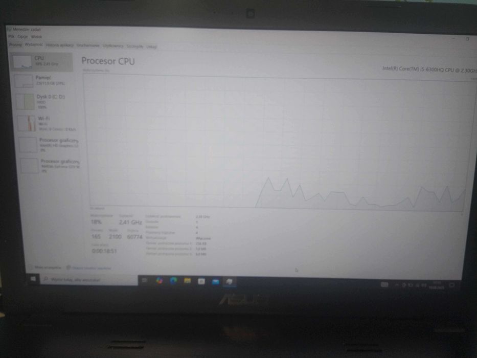 ASUS GL552V 15,6 INTEL CORE I5-6300HQ GTX 960M