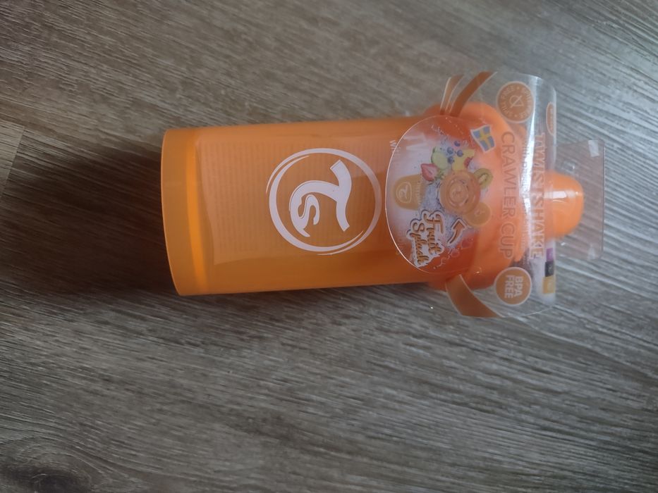 Twistshake niekapek crawler cup pomarańczowy