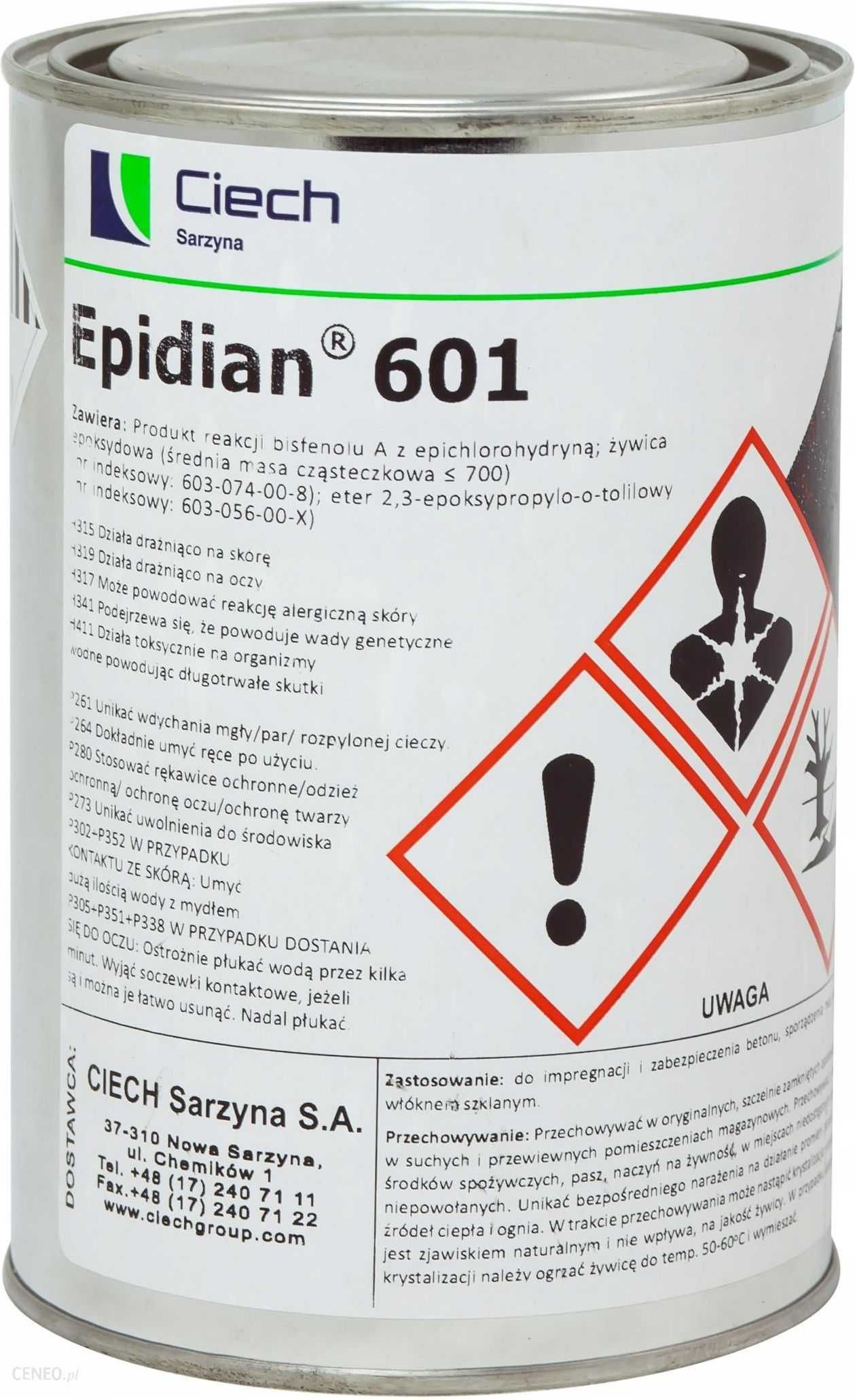 Epidian 601 oraz Ida 1,5 kg Laminowanie zywica epoksydowa