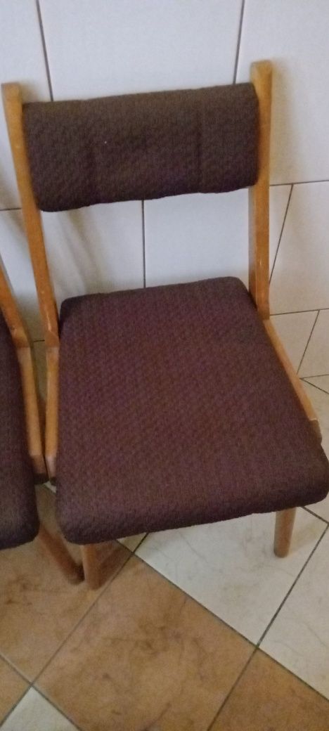 Krzesła styl retro vintage prl