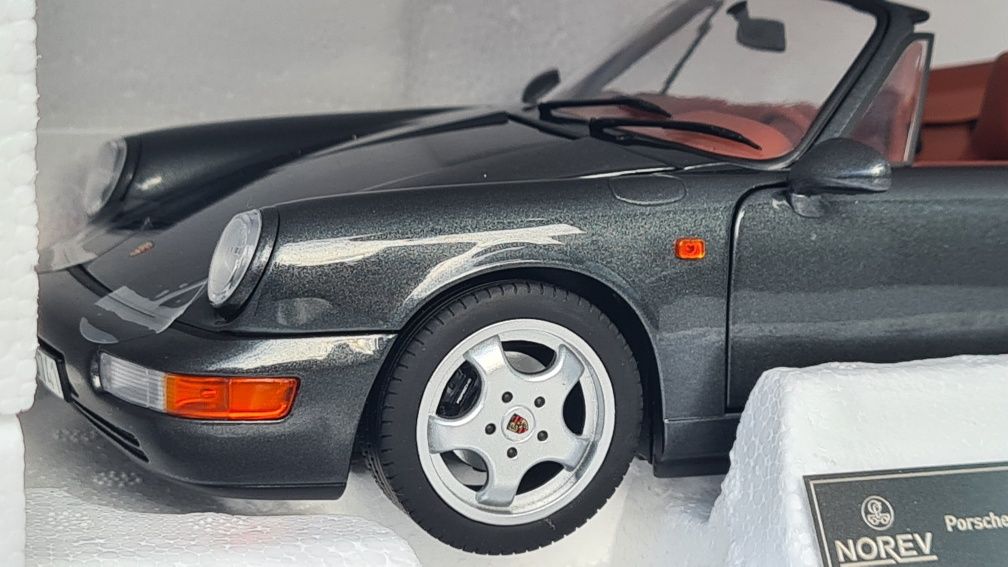 Porsche 911 (964) Cabrio Norev 1:18 limitowany 1 z 200
