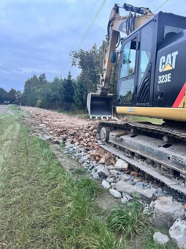 Kruszywo ceglane gruz rozbiórkowy na drogę utwardzenie terenu czysty