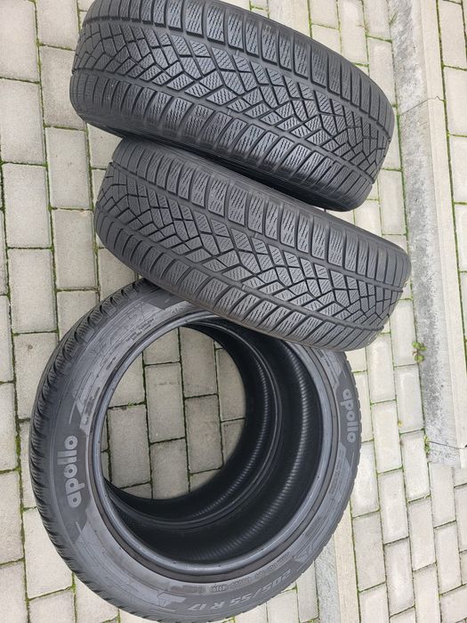 4x Opony Zimowe 205/55/17 Apollo Aspire XP Winter Bieżnik 7mm