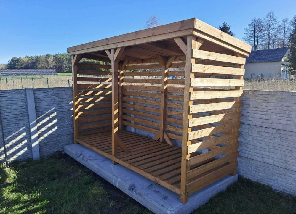 Schowek ogrodowy, drewutnia, garaż ogrodowy