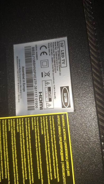 Smart tv avariada 32'