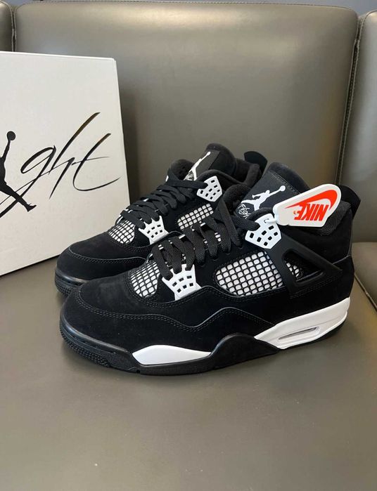 "Buty damskie Trampki"Nike_Air_Jordan_4_Retro_White_Thunder R. 44