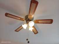 Lampa z wentylatorem