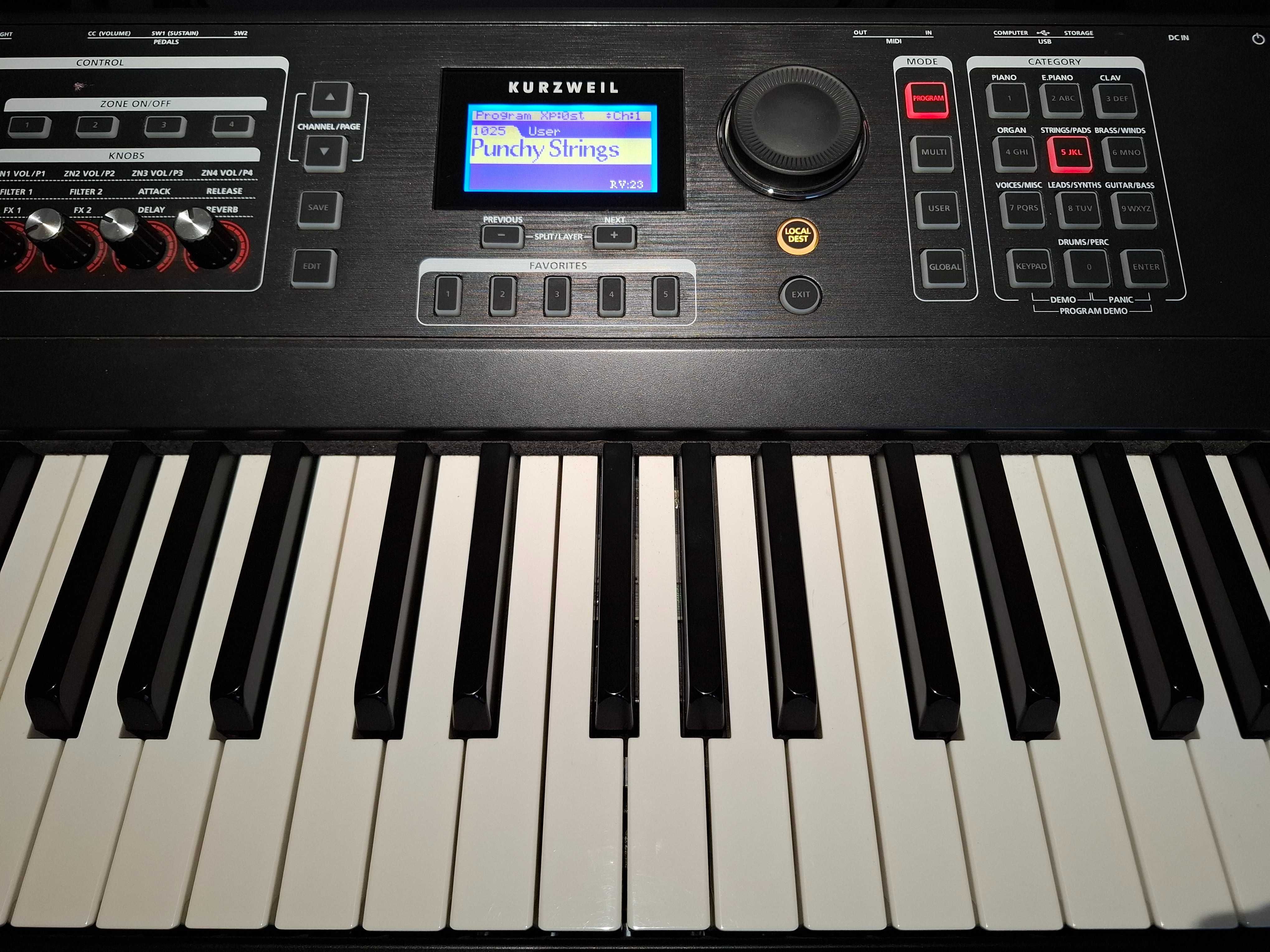 Kurzweil SP-6 (SP6)  jak nowy + barwy gratis