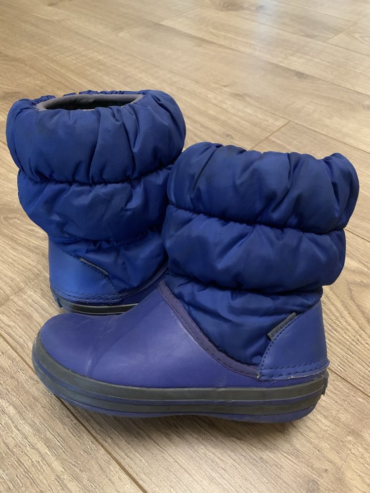 Продам дитячі зимові ботинки Crocs C12 (29р) 183мм