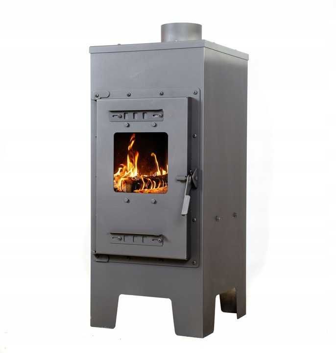 Piec Piecyk Kominek Eco Stalowy Koza OLIMP 7,5KW z szybą wolnostojący