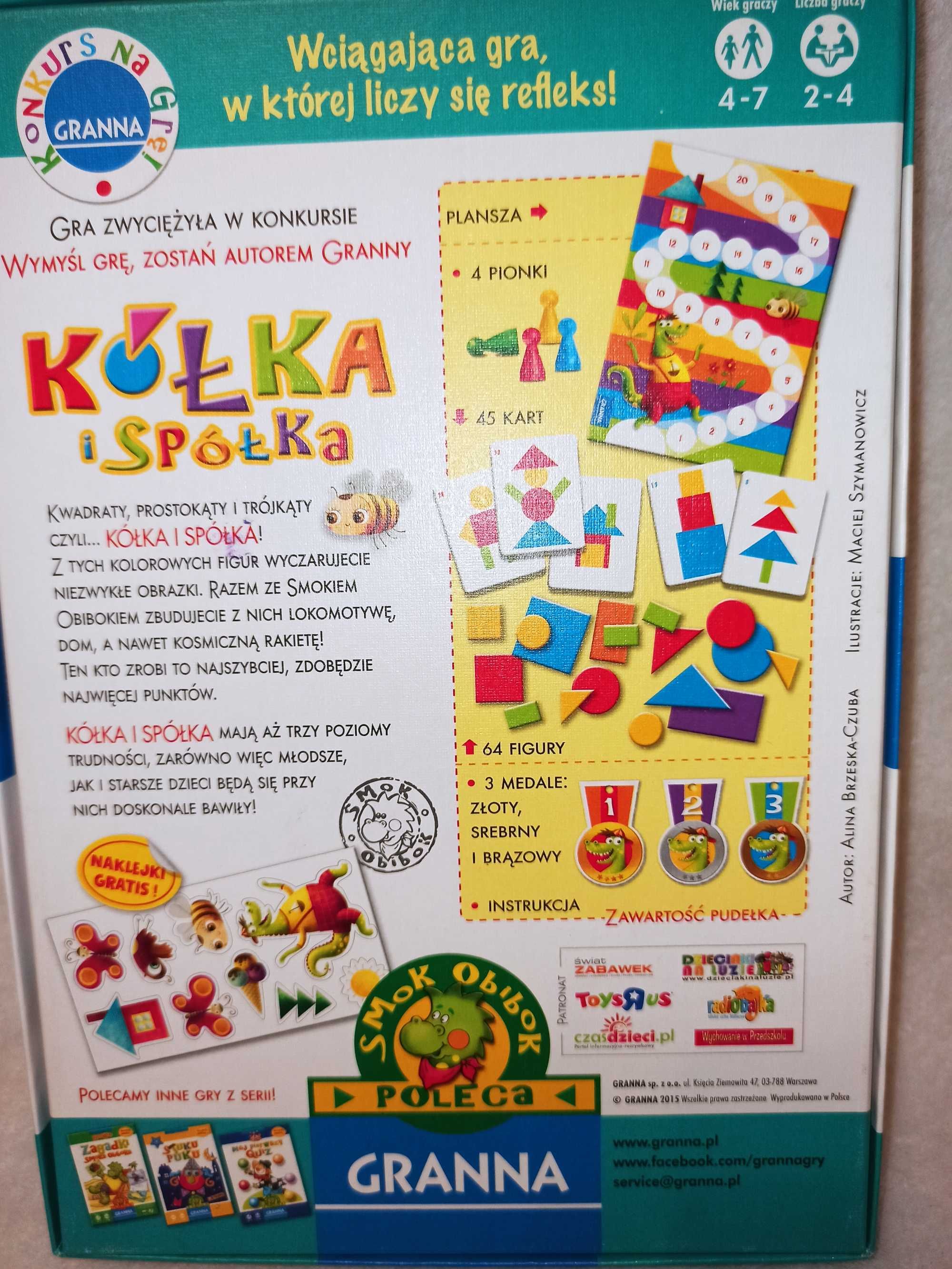 Zabawka edukacyjna - Kółka i spółka - GRANNA