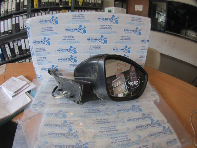 Espelho Esp4085 PEUGEOT 2008 1 A94F FASE 2 2016 1.6HDI 100CV 5P PRETO DRT ELETRICO COM PISCA 6 + 3 PINOS