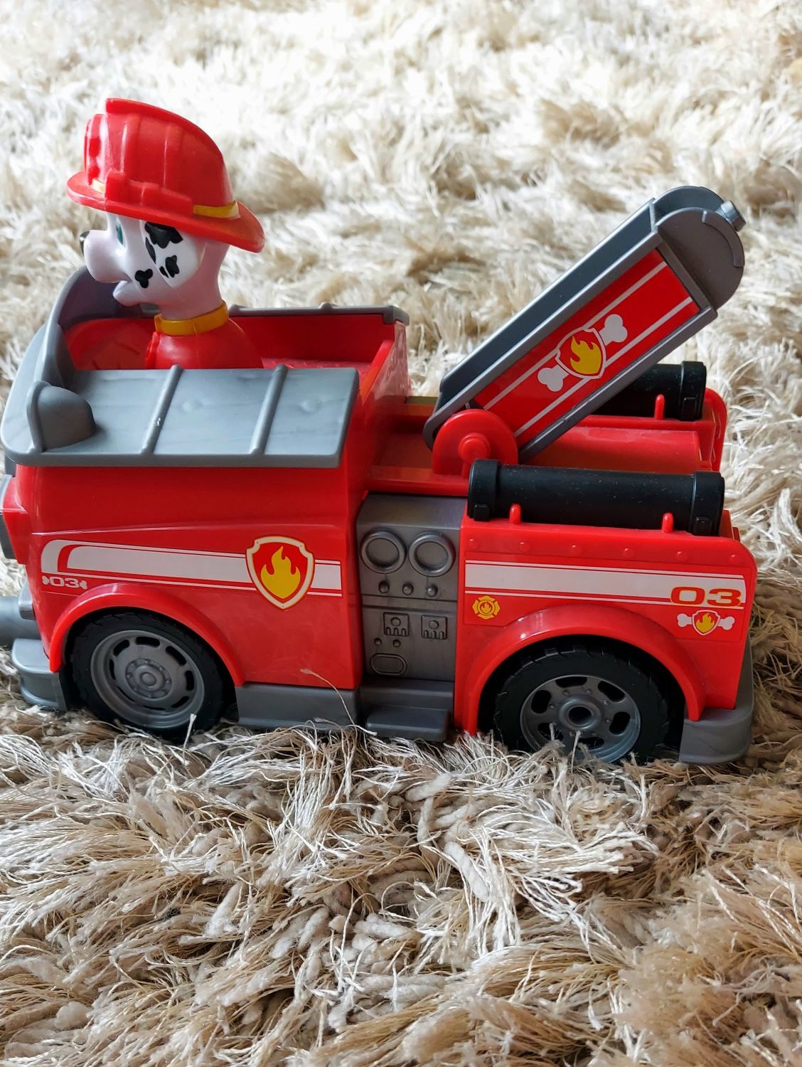 Psi patrol, marshall, wóz strażacki