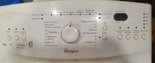 Programator pralki whirlpool awe73360p