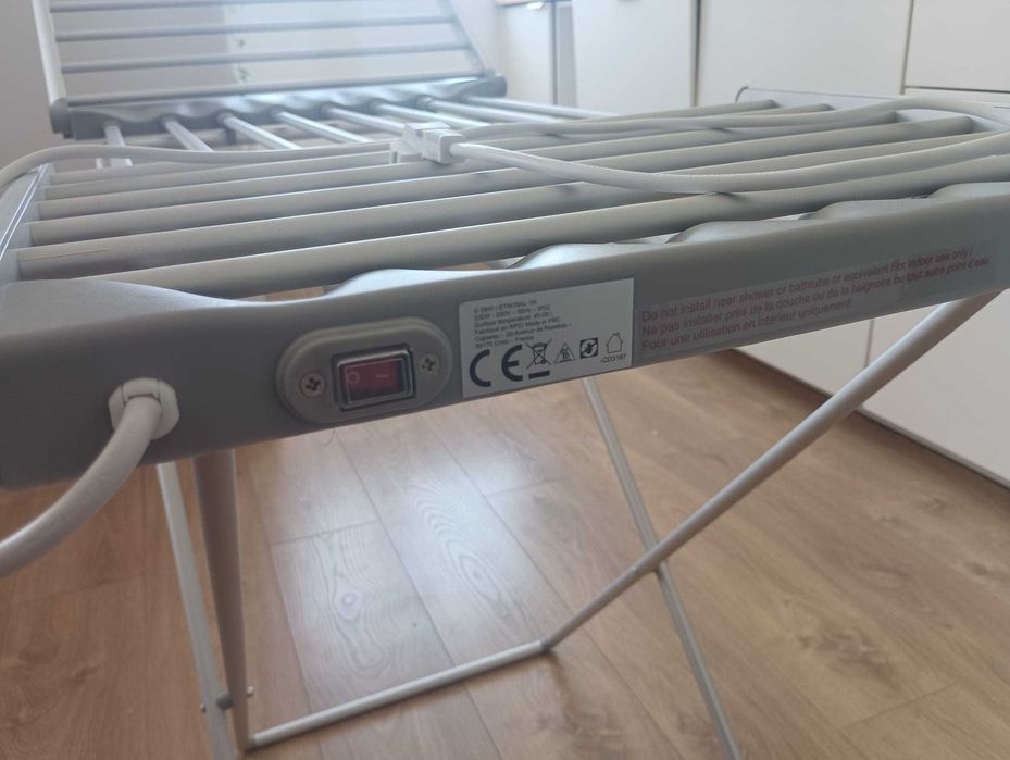 FISHTEC - Estendal elétrico dobrável de alumínio - 18 barras