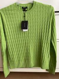 Sweterek Massimo Dutti.   Welna kaszmir viscoza