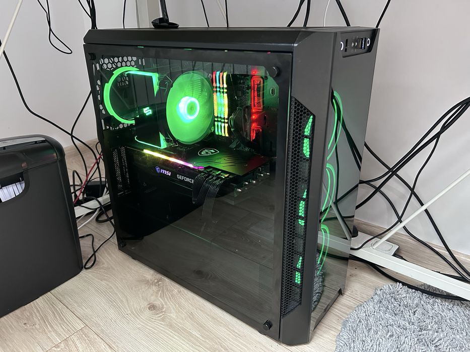 Komputer Gamingowy: Ryzen 7 2700x, 2TB SSD, RTX 3080, 32GB RAM