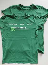 Koszulka z krótkim rękawem zielona, 2 szt. bliźniaki