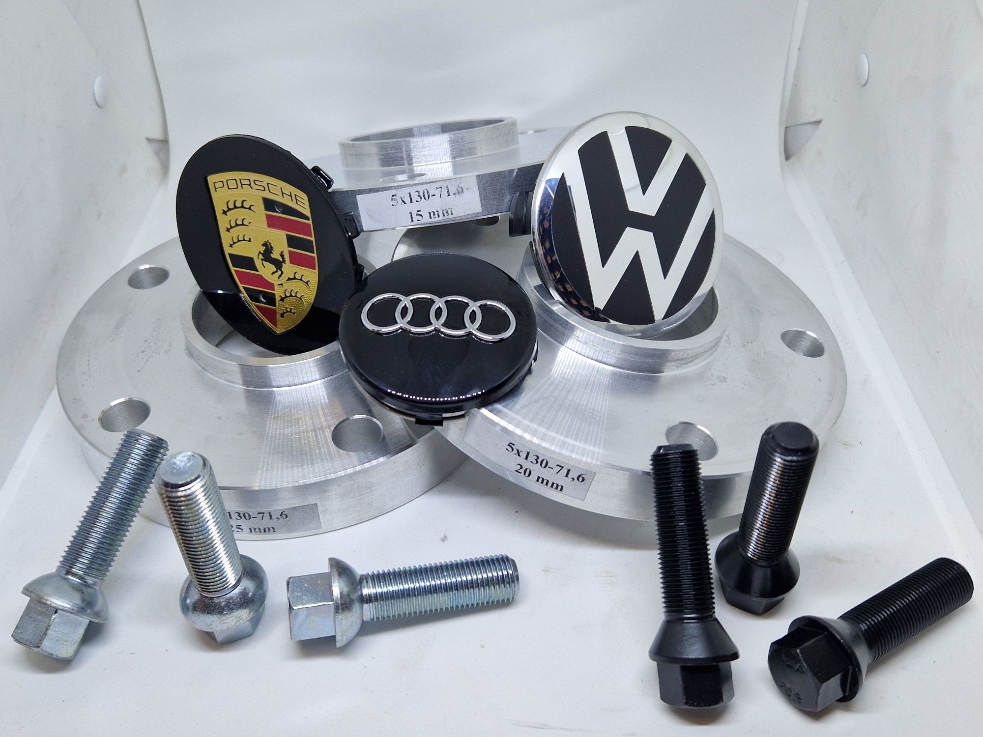 Проставки для легкосплавних дисків 5×130 71,6 Audi/Porsche/Volkswagen