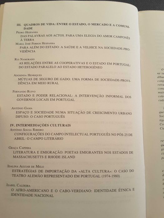 Cultura: Ciência Política / Sedas Nunes/ Portugal Um Retrato