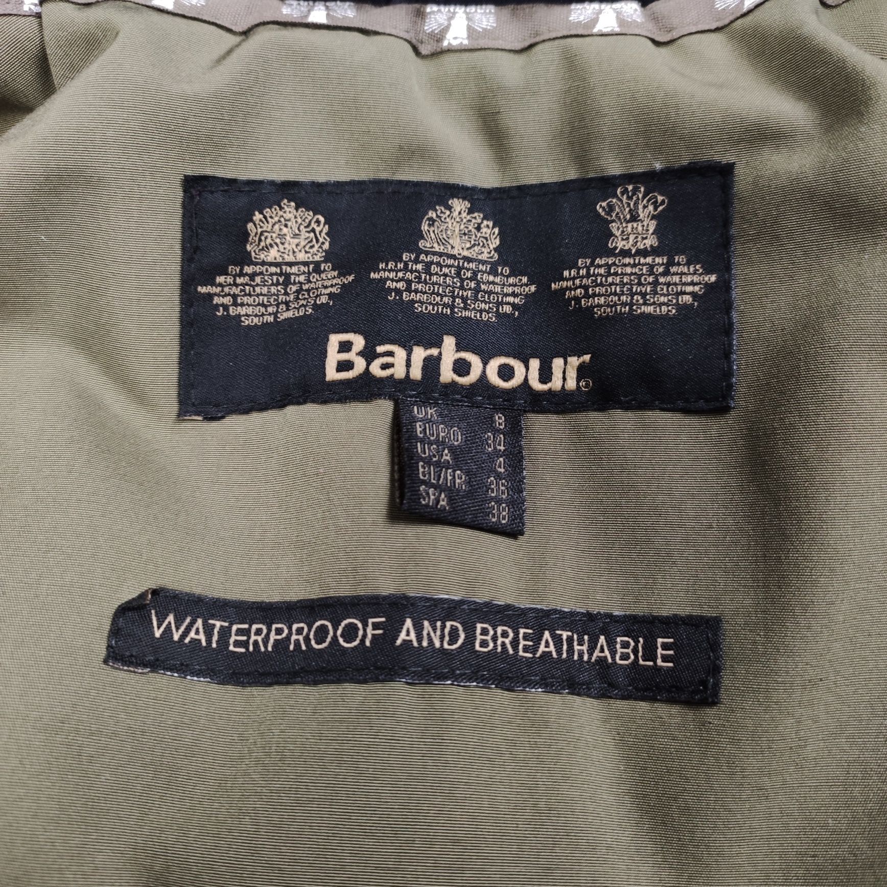 Женская куртка демисезонная парка Barbour