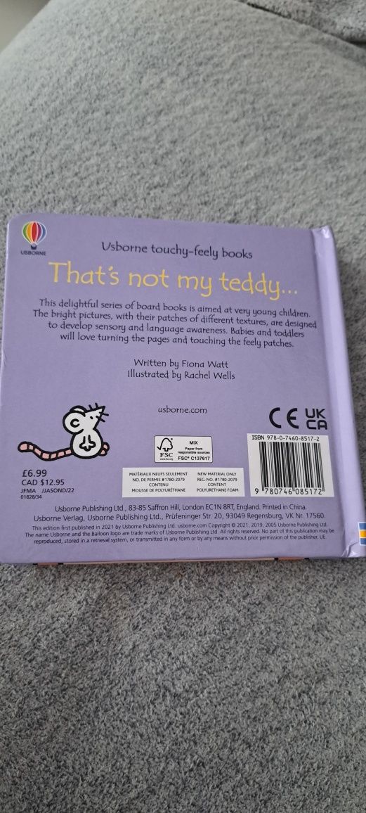 Usborne That's not my teddy to nie jest mój miś
