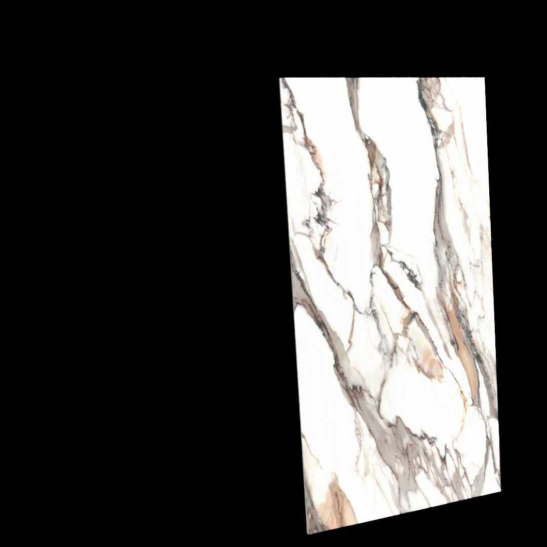 DUŻE PŁYTY 120x280 marmur biały ze ZŁOTEM mat - super cena 49,90/m2