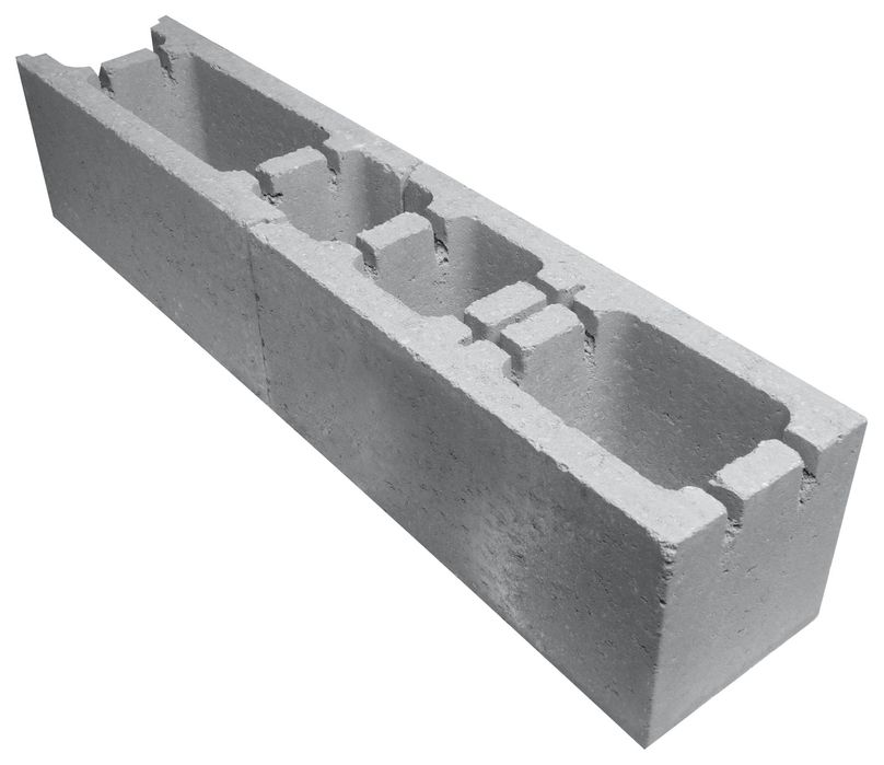 Betonowy pustak szalunkowy / kostka szalunkowa 49x20x20 cm