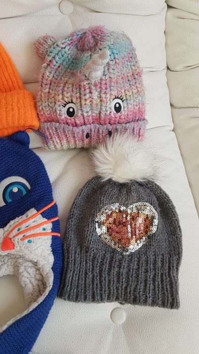 Классные шапка для девочки от 3-6лет