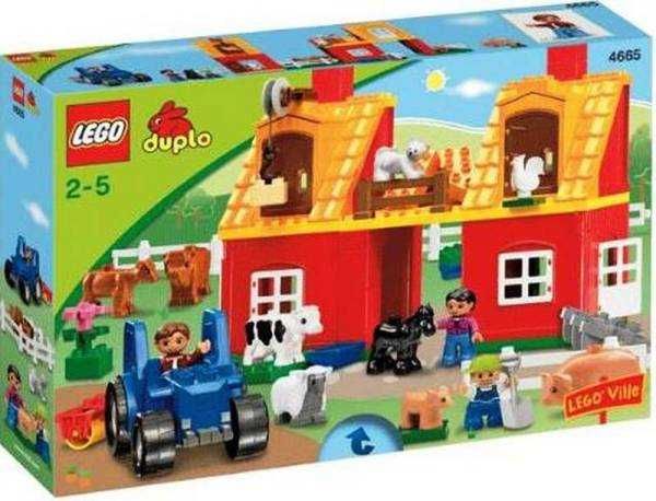 LEGO DUPLO Wielka Farma Gospodarstwo Opieka nad zwierzętami na farmie.