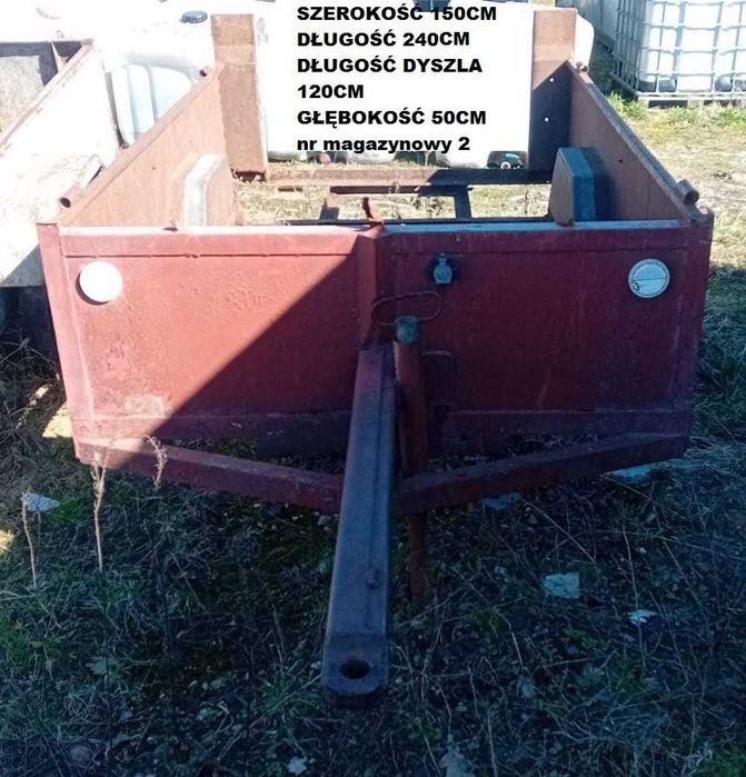 Sprzedam przyczepkę typu sam do remontu paka 150x240