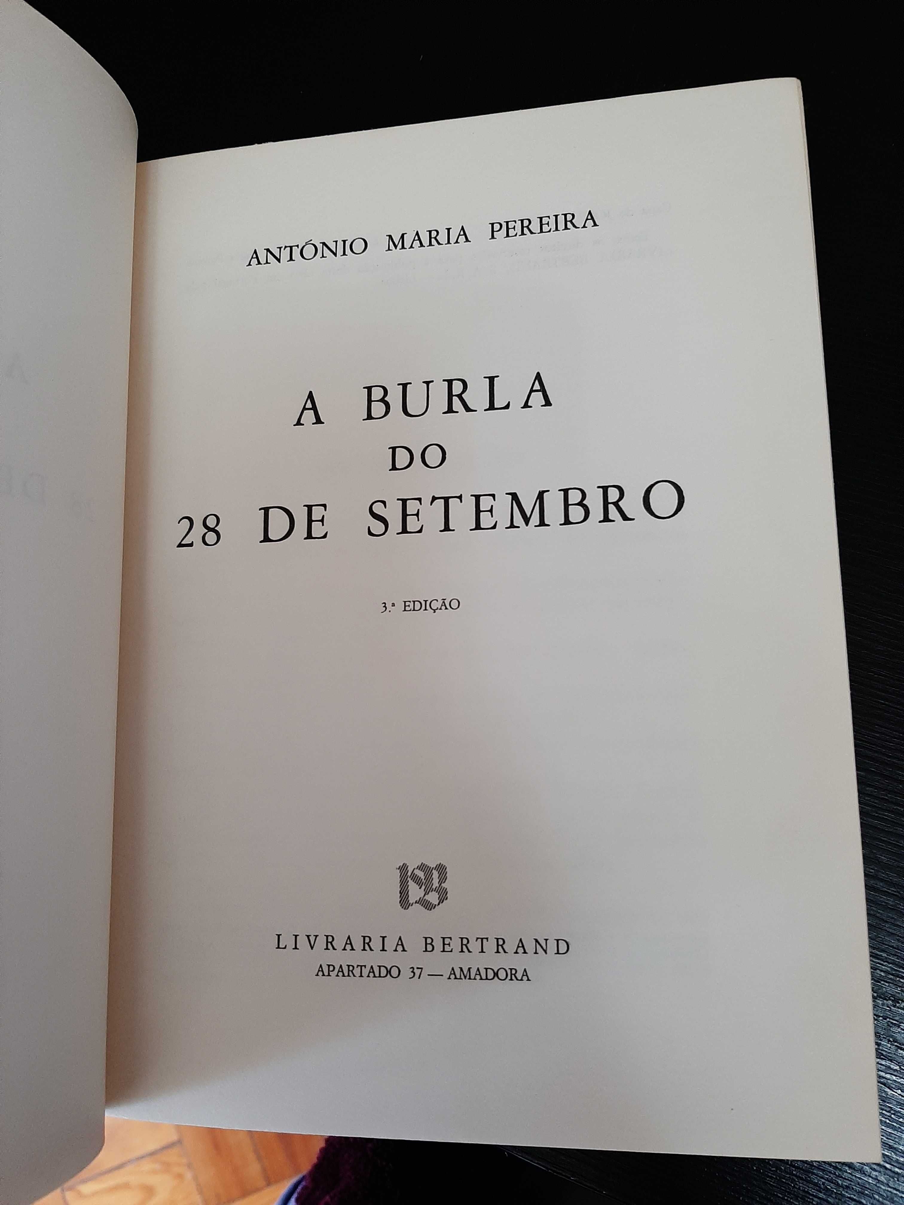 António Maria Pereira – A Burla do 28 de Setembro