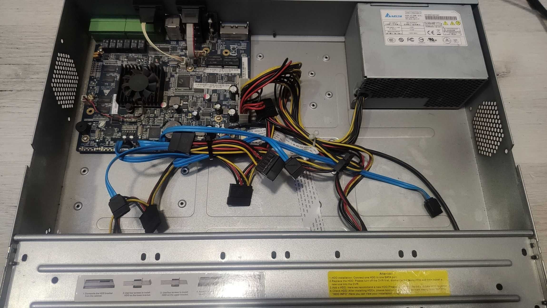 Rejestrator IP BCS-NVR16045M 16 kanałów na 4 dyski, RAID